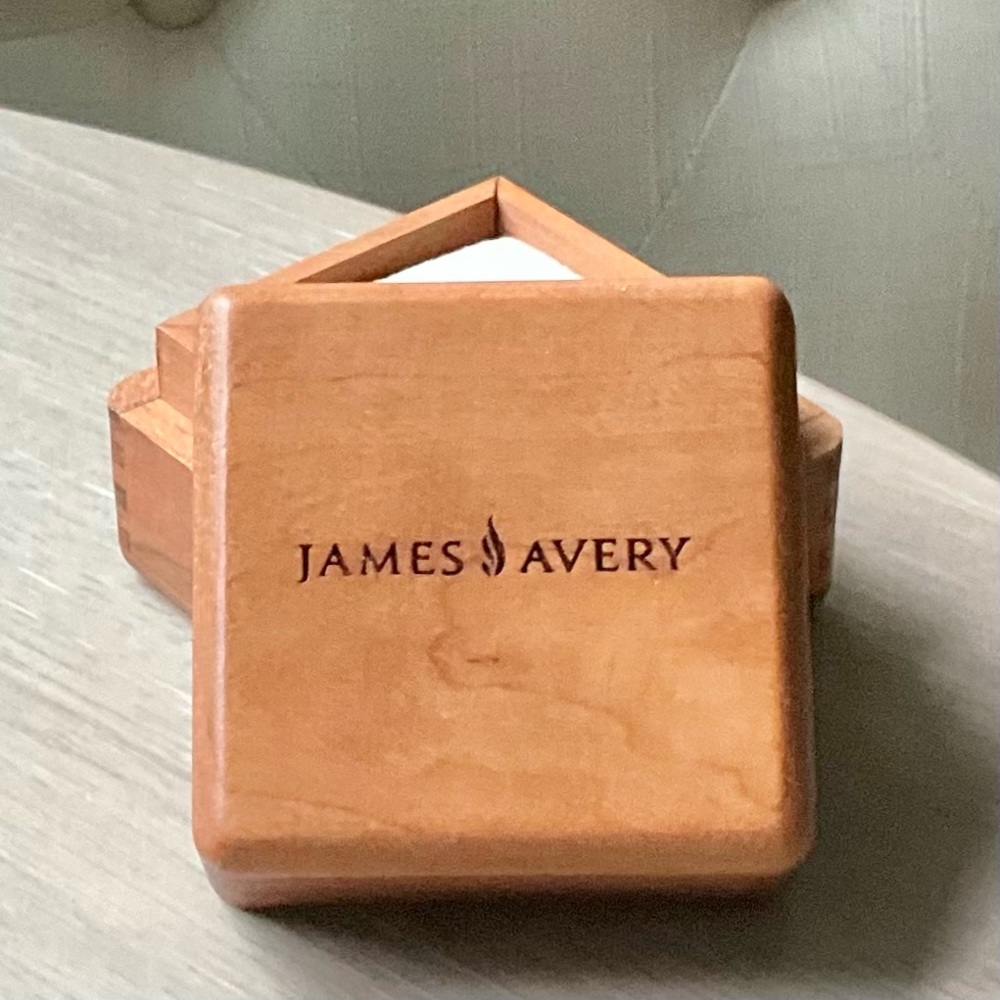 James Avery Wood Keepsake Ring Box